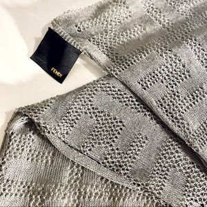 NWOT FENDI limited edition, hand stitched scarf.